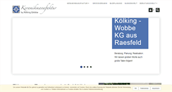 Desktop Screenshot of koelking-wobbe.de