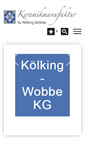 Mobile Screenshot of koelking-wobbe.de